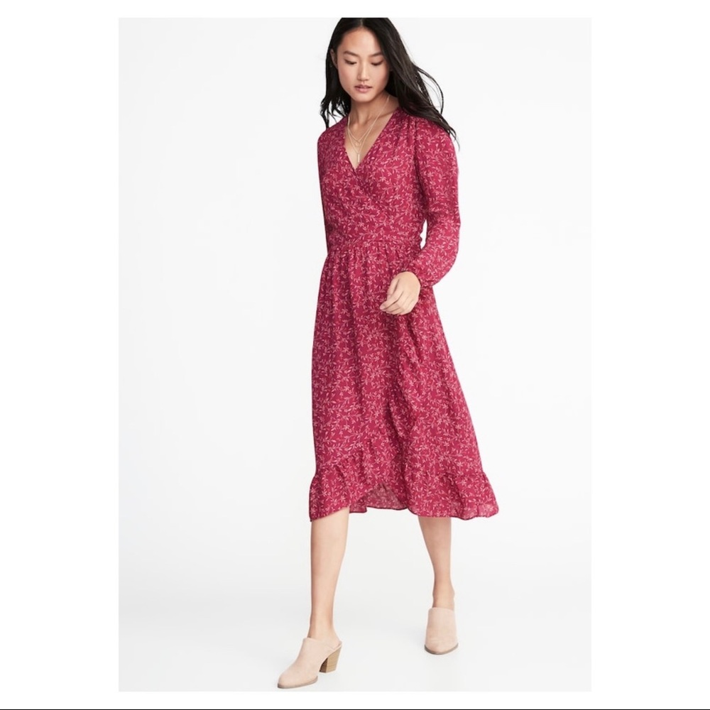 NWT Old Navy Faux Wrap Dress